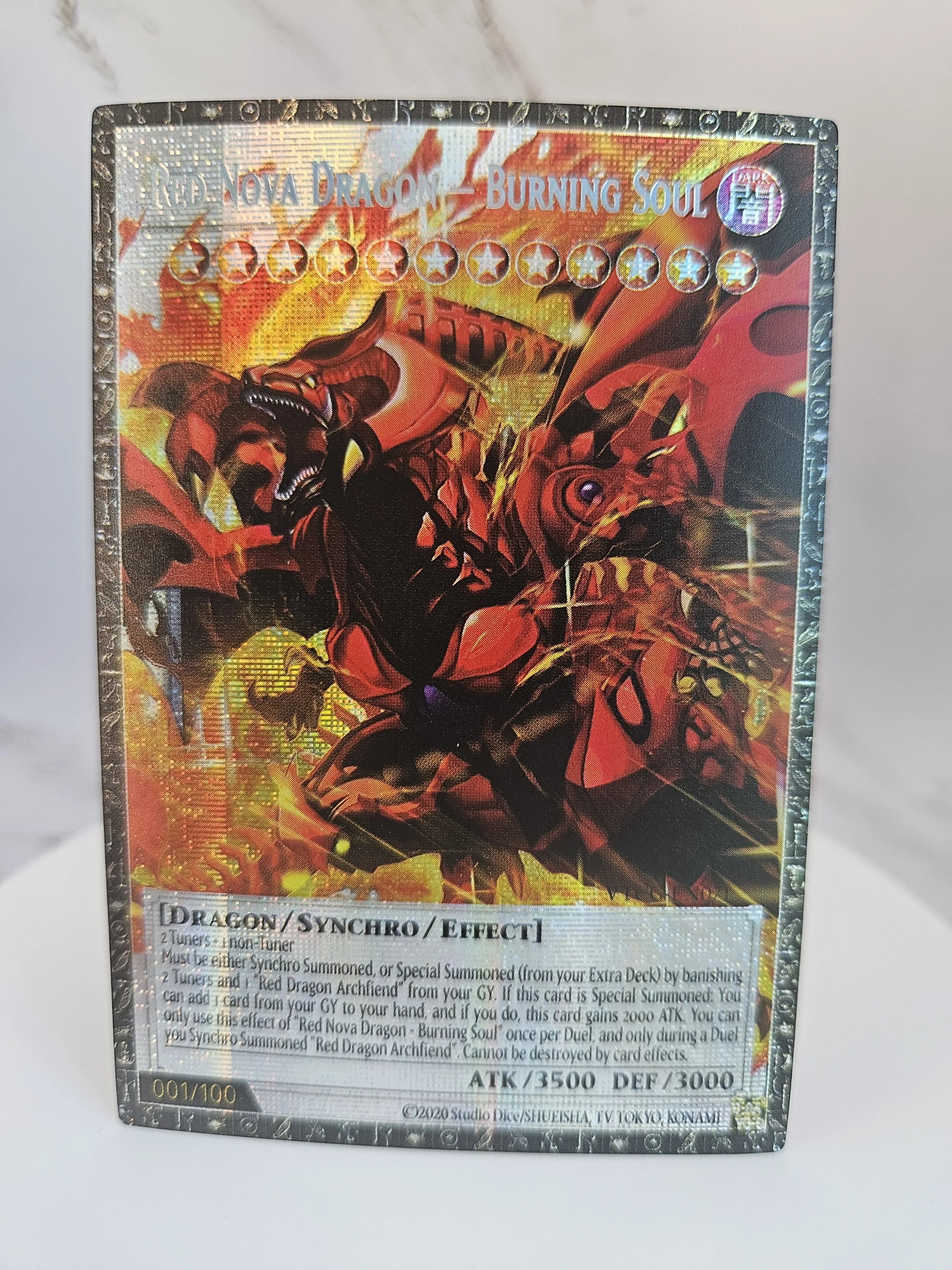 Red Nova Dragon - Burning Soul - Grand Master (MAMS-EN008) — ValueTCG